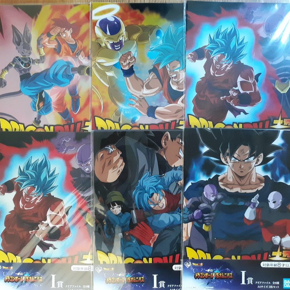 12 Dragon Ball A4 Clear Files